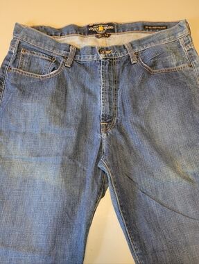 Lucky Brand Jeans Size 36 X 30 -  5 Pocket Style, Zip & Button Fly Jeans.
